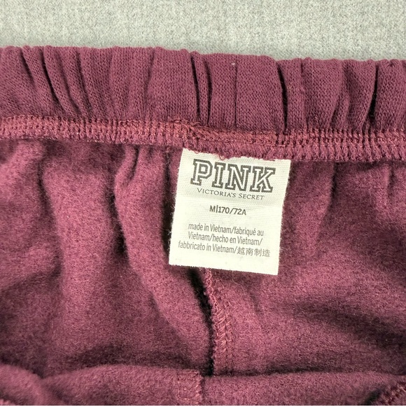 PINK Victoria's Secret Maroon Lounge Pants with White Tag - Picture 2 of 4